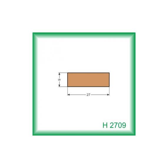 fenyőléc gyalult 27x9